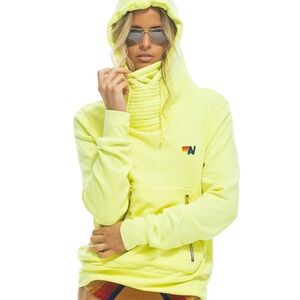 Aviator Nation Neon Yellow Women's Ninja Hoodie